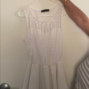 White mesh top